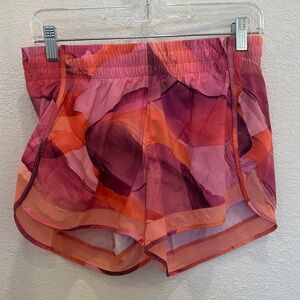 Athleta Pink and Orange Athletic Shorts
